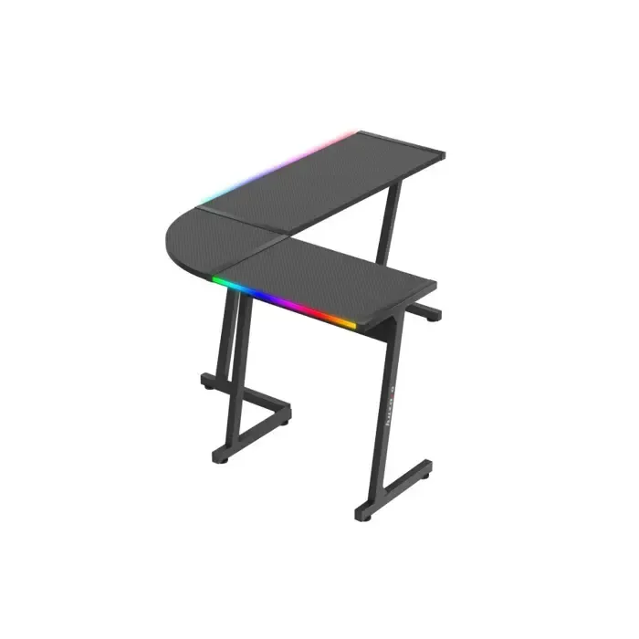 biurko gamingowe huzaro hero 6.0 black rgb - slika 3
