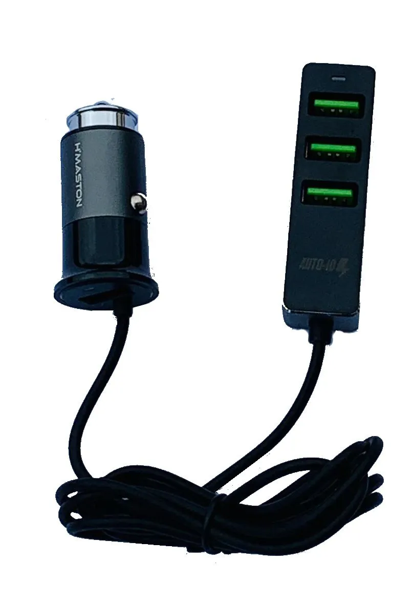 ldnio car charger c61 1usb quick charge + 3xusb - slika 1