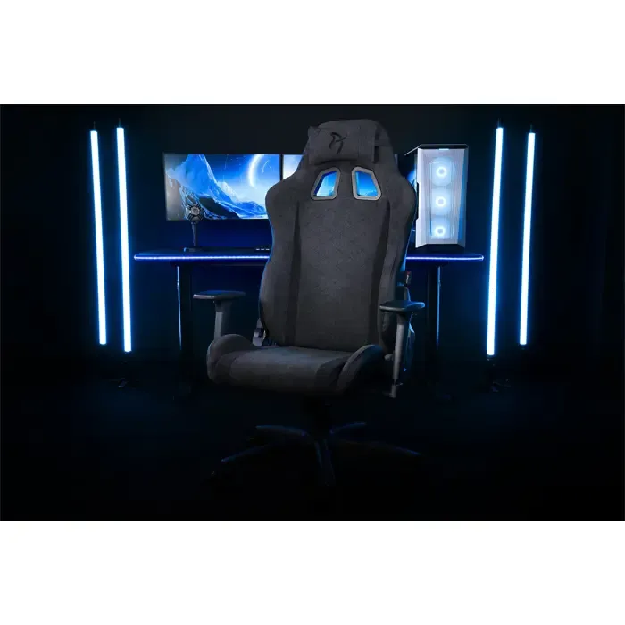arozzi gaming stuhl avanti dark grey softfabric - slika 4