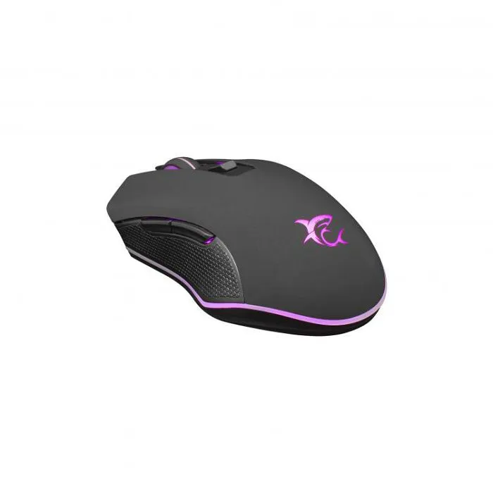white shark gaming miš cyrus crni 3200dpi - slika 2
