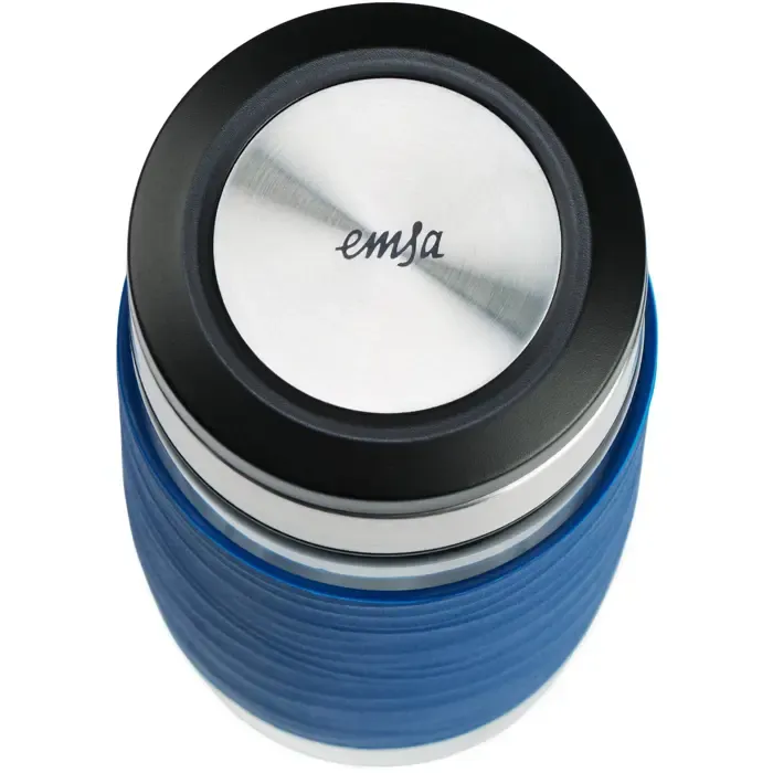 emsa tea mug thermal tea mug 0.4 liters (blue/transparent, glass, screw cap) - slika 5