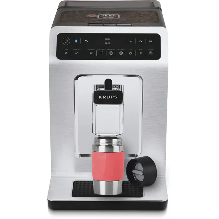 emsa travel mug compact thermal mug (coral/stainless steel, 0.3 liters, screw cap) - slika 3