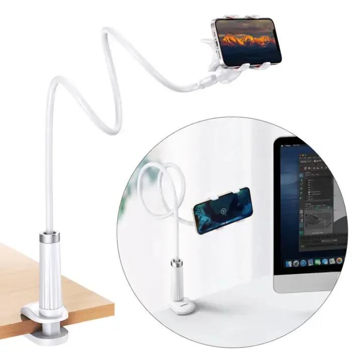 ugreen držač za smartphonee, fleksibilni, bijeli, 90cm - slika 2