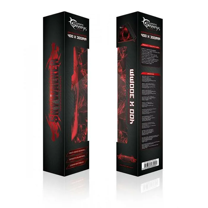 white shark gaming podloga za miša sky walker l 40x30cm - slika 3