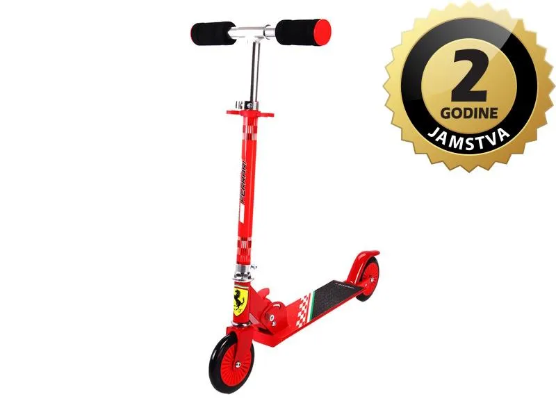 ekids romobil za djecu ferrari, do 50kg, crveni fxk30 - 21010041 - slika 1