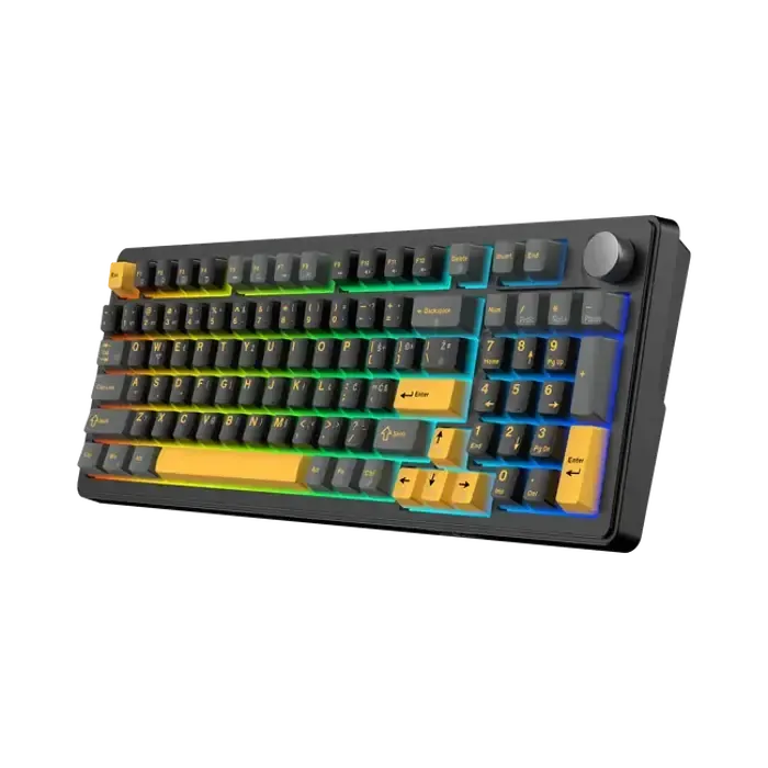 white shark pl tipkovnica gk-007152 excalibur l crna/ hr - slika 3