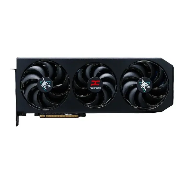 karta graficzna powercolor rx9070gre hellhound - slika 1
