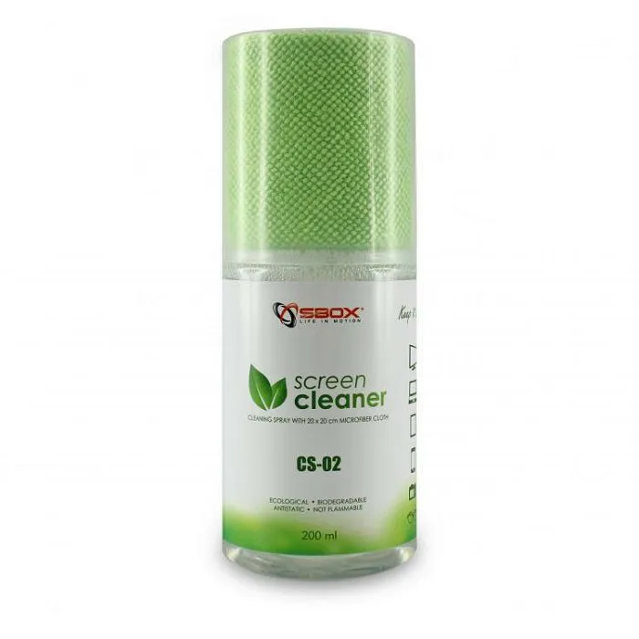 sbox sredstvo za čišćenje ekrana s krpicom cs-02 - slika 3
