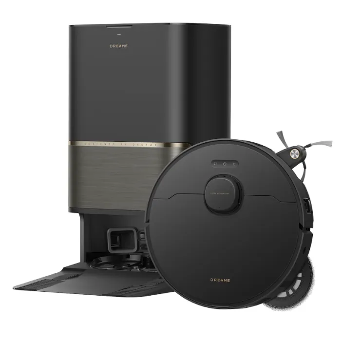 dreame l50s pro ultra robotic vacuum cleaner with self dispensing station, black - slika 3