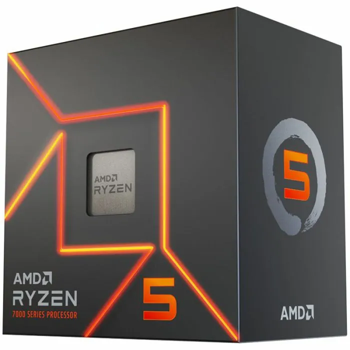 amd ryzen 5 6c/12t 7600 (3.8/5.1ghz boost,65w,am5) box with cooler - slika 2