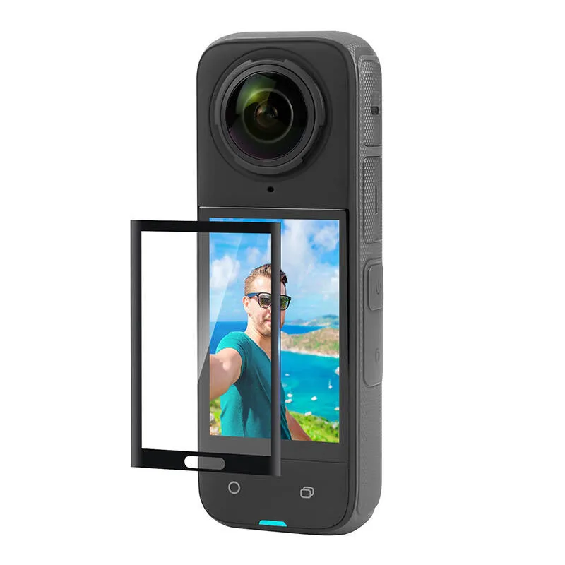 puluz tempered glass for insta360 x4 / x5 - slika 1