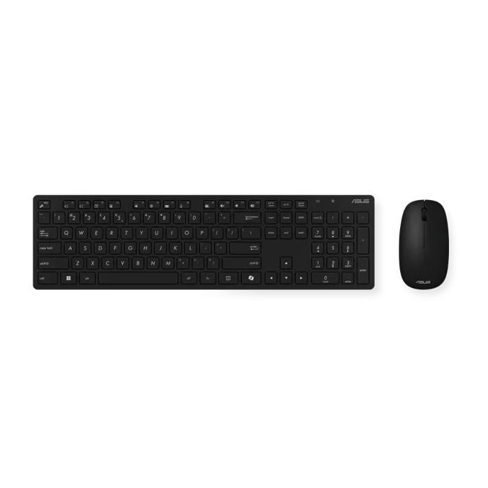 asus w5000, bežična tipkovnica i miš, crni, hr - slika 1
