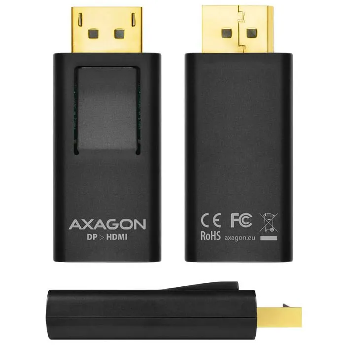 axagon rvd-hi, displayport auf hdmi reduction / mini adapter, full hd - black rvd-hi - slika 3