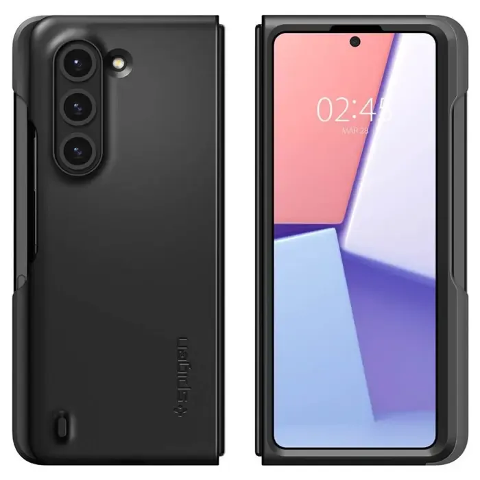 spigen thin fit, p (s pen), zaštitna maska za telefon, crna - samsung galaxy z fold5 (acs06209) - slika 3