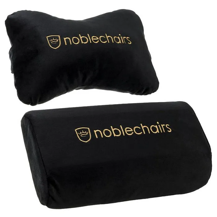 noblechairs set jastuka za epic/icon/hero - crno/zlatni nbl-sp-pst-004 - slika 1