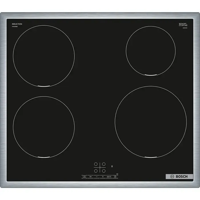 bosch pie645bb5e series 4, self-sufficient hob (black/stainless steel) - slika 1