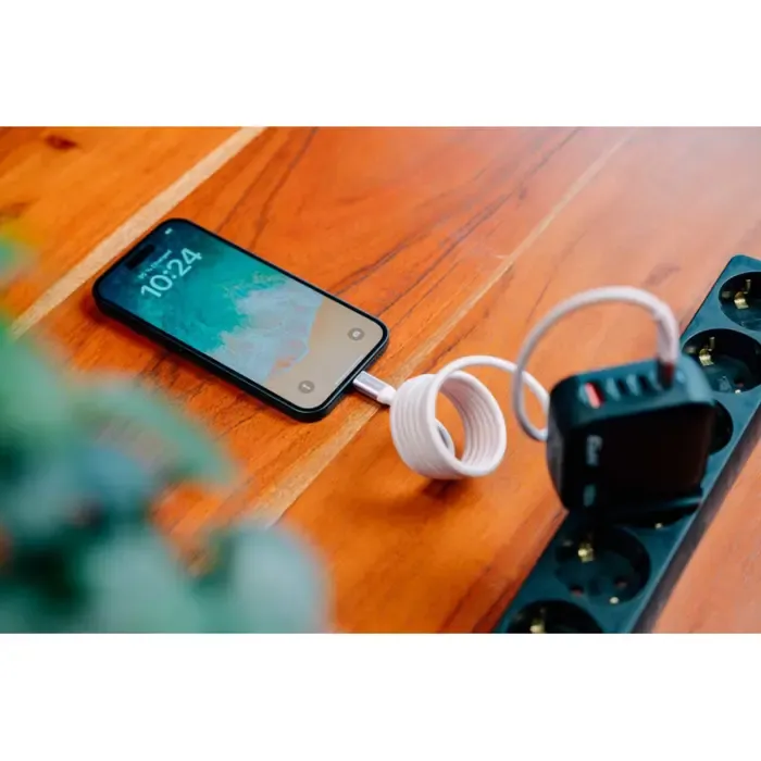 verbatim sync & charge kabel usb-c na usb-c 60w magnetic 120 cm - sivi - slika 4