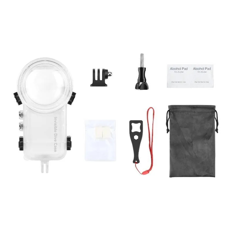 waterproof diving case puluz for insta360 x4 - slika 3