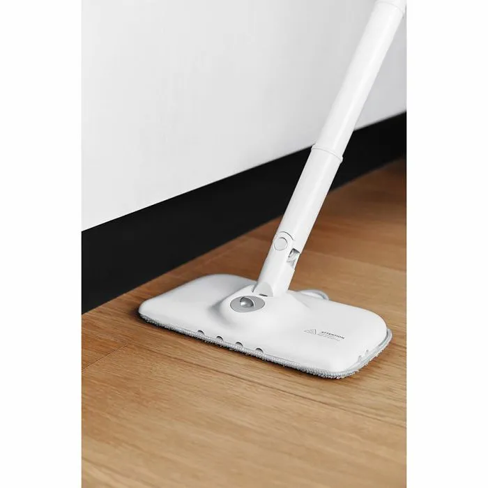 aeno steam mop sm1, with built-in water filter, aroma oil tank, 1000w, 110 °c, tank volume 380ml, screen touch switch - slika 4