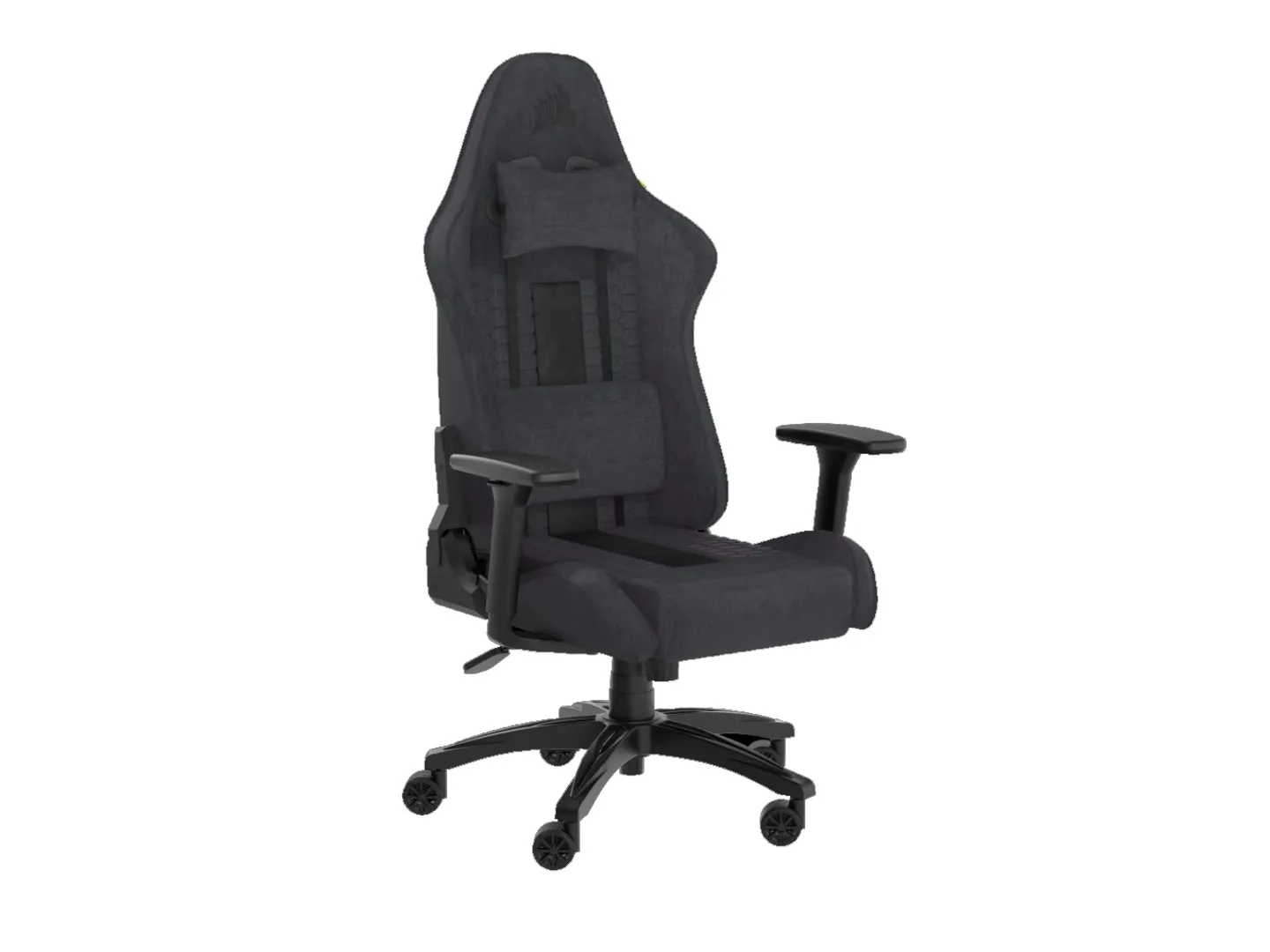 corsair tc100 relaxed soft fabric gamingstuhl, black, grau-cf-9010052-ww - slika 1