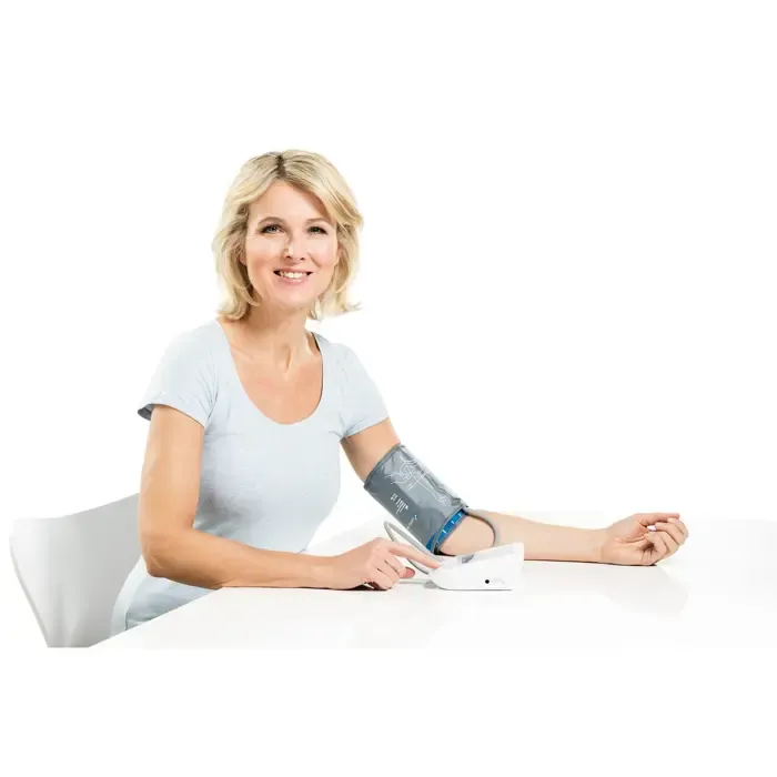 beurer bm 49 talking upper arm blood pressure monitor (white) - slika 3