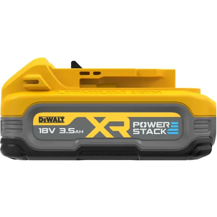 dewalt powerstack battery dcbp318, 18 volt 3.5ah yellow/black - slika 2