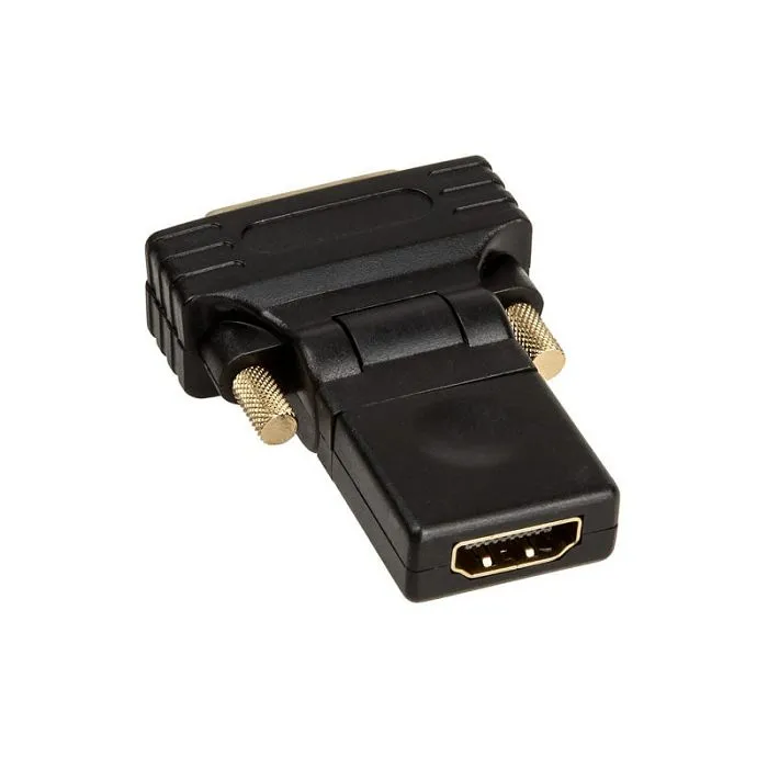 inline hdmi-dvi adapter, hdmi buchse auf dvi stecker, flexibler winkel 17660w - slika 1