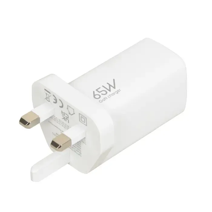 ibox c-65 white, gan 65w universal charger uk plug - slika 5