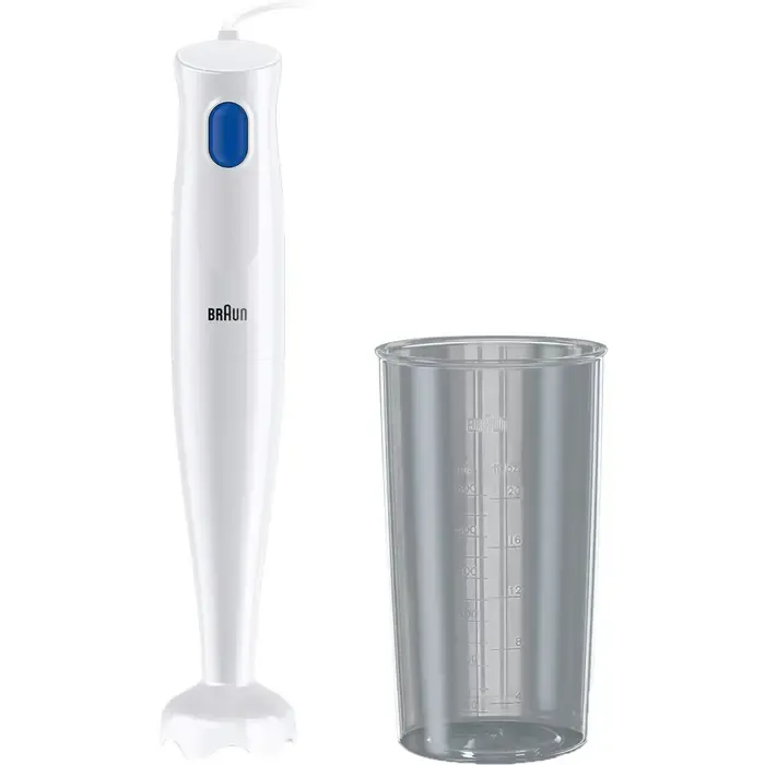 braun multiquick 1 hand blender mq 10,000p (white, 450 watts) - slika 1