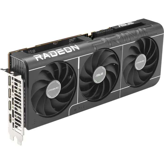 asus radeon rx 9070 gre prime oc (gray, rdna4, gddr6, 2x displayport, 2x hdmi) - slika 3