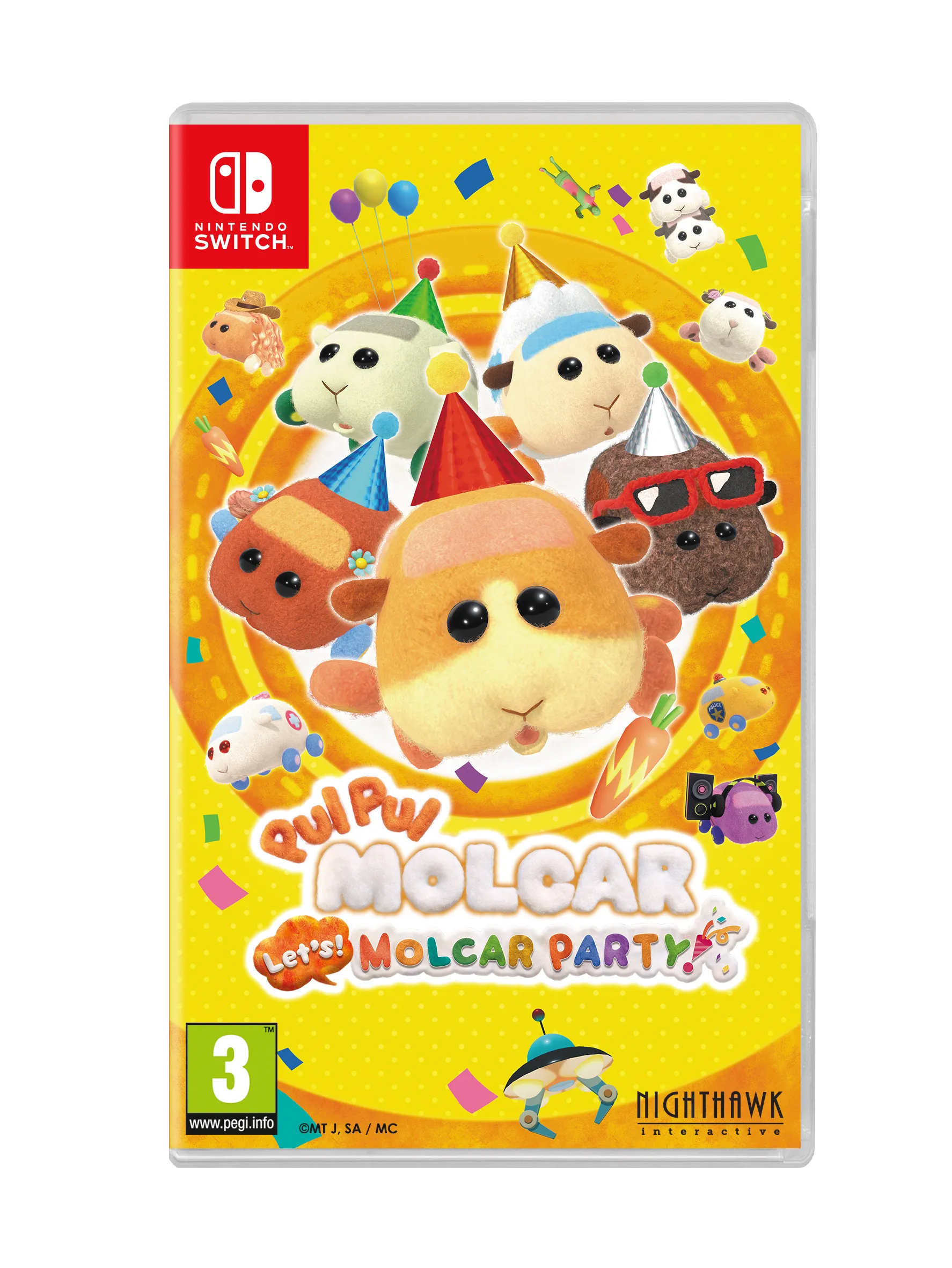 pui pui molcar let's! molcar party! (switch) - slika 1