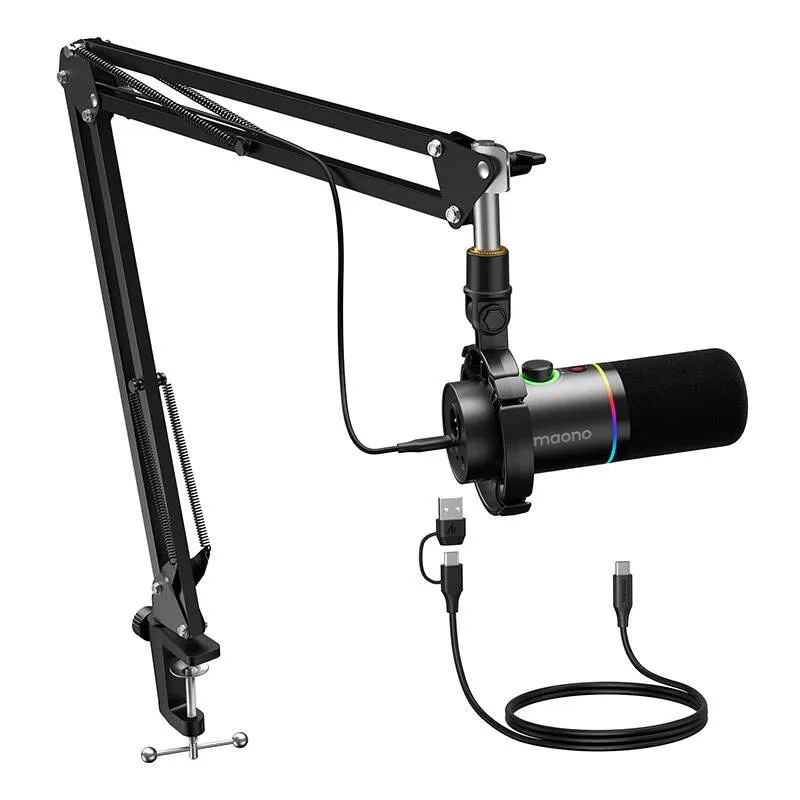 dynamic microphone maono pd200xs (black) - slika 3