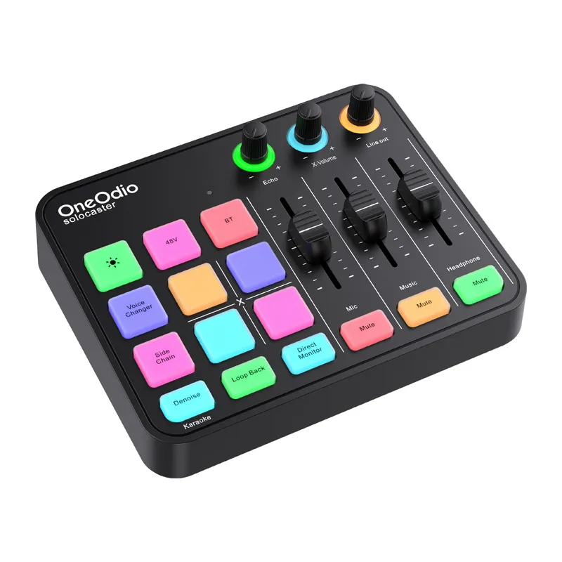 oneodio solocaster audio mixer and sound card - slika 2