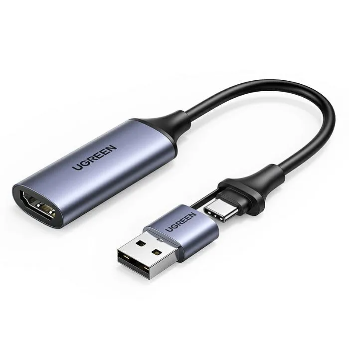 ugreen usb 1080p hdmi to usb-c/a image capture adapter - box - slika 1