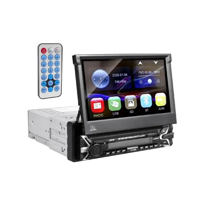 audiocore ac9100 radio car digital black, red - slika 2