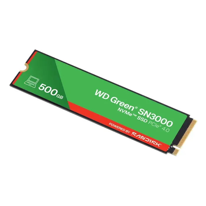 western digital green wd ™ sn3000 nvme™ ssd powered by sandisk 500 gb - slika 3