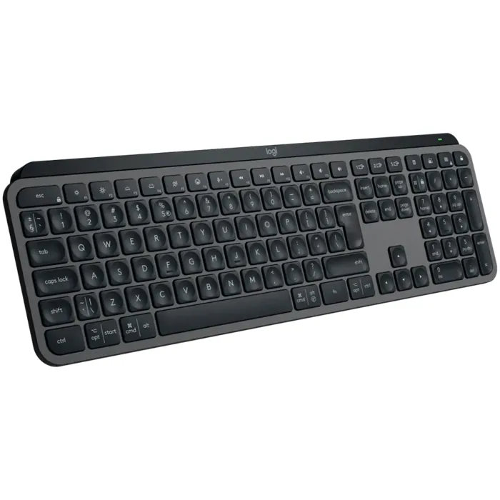 logitech mx keys s bluetooth illuminated keyboard - graphite - us intl - slika 2