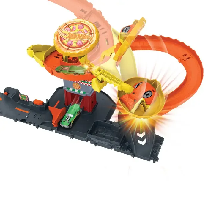 hot wheels city cool pizza - attack of the cobra htn81 mattel - slika 4