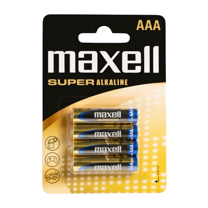 maxell super alkalne baterije lr-3/aaa, 4 komada - slika 2