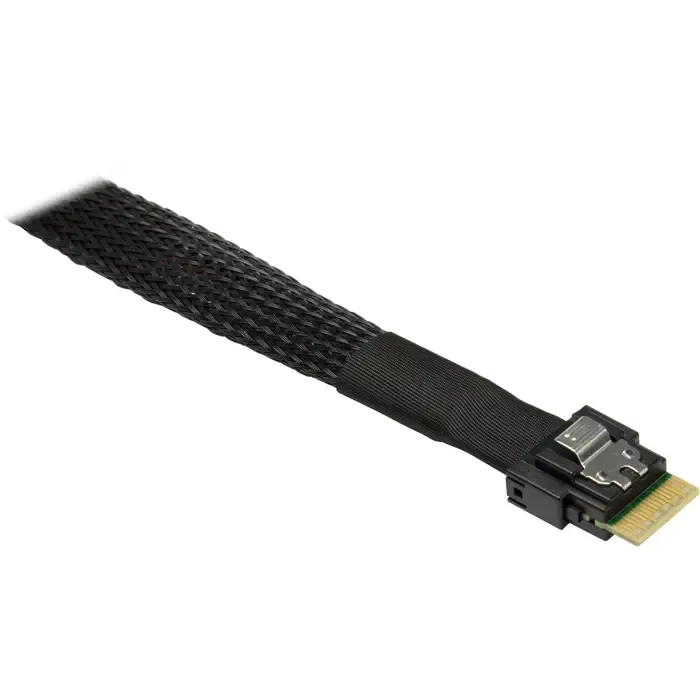 inter-tech cable sff 8654-4i > sff 8643 (black, 0.7 meter) - slika 2