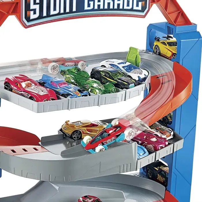 hot wheels city stunt garage, gnl70 mattel - slika 5