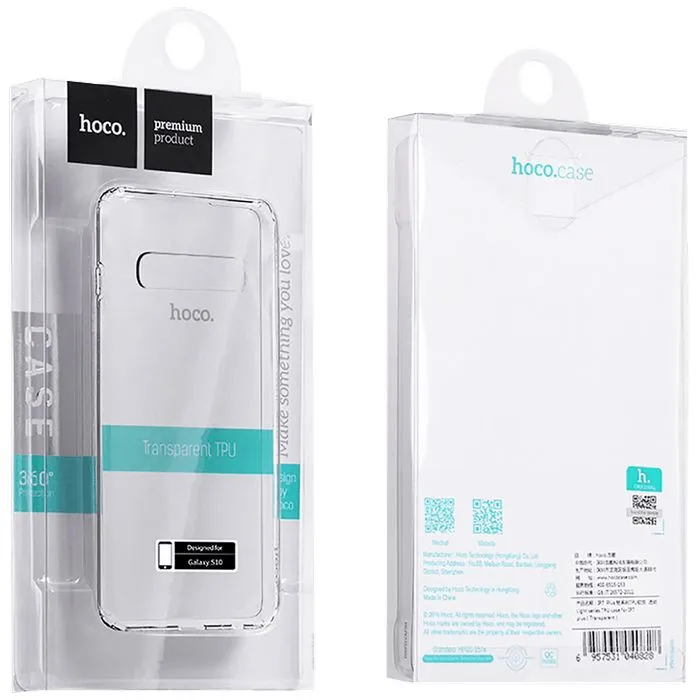 hoco. navlaka za mobitel samsung galaxy s10, transparent - light series galaxy s10 - slika 2