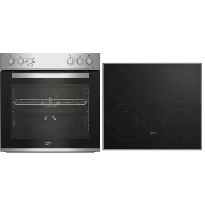 beko bbue12020x, cooker set (stainless steel) - slika 1