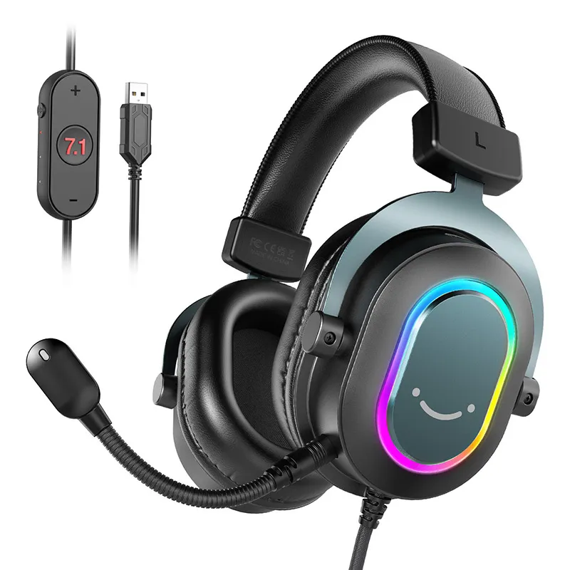 fifine h6 gaming headphones (black) - slika 1
