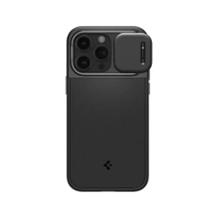 spigen optik armor magsafe, black - iphone 15 pro (acs07184) - slika 1