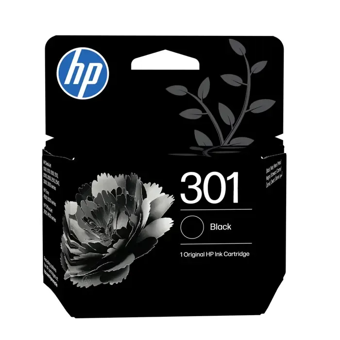 hp 301 black original ink cartridge - slika 1