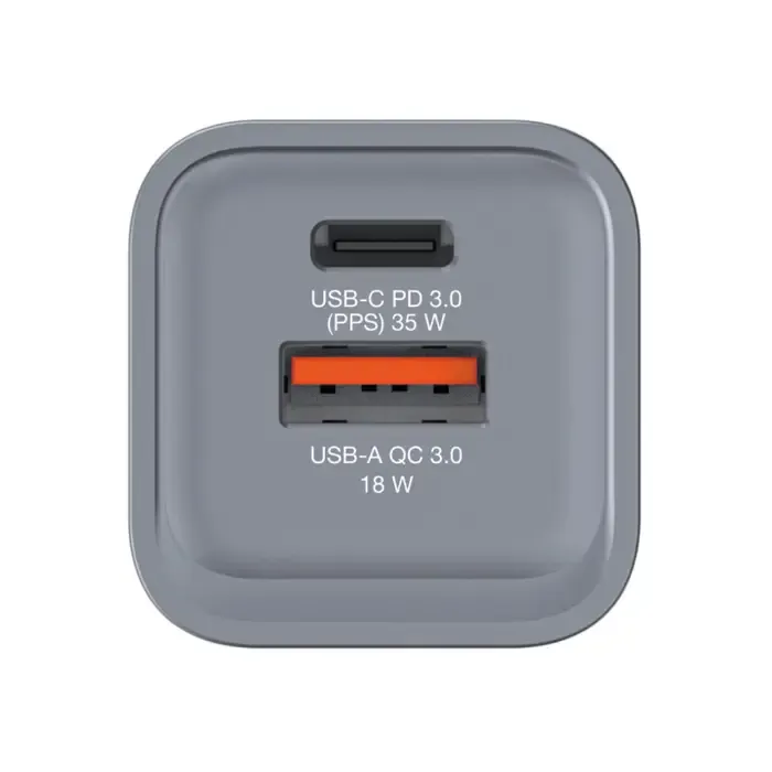 verbatim gnc-35 gan charger 35w 1xusb-c/1xusb-a - slika 2