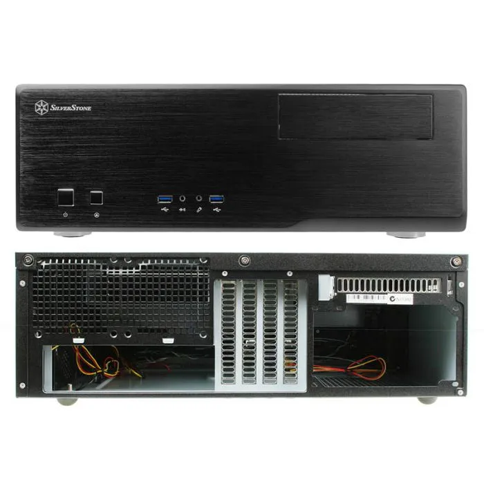 silverstone sst-gd05b usb 3.0 grandia desktop kućište - crno sst-gd05b usb 3.0 - slika 1