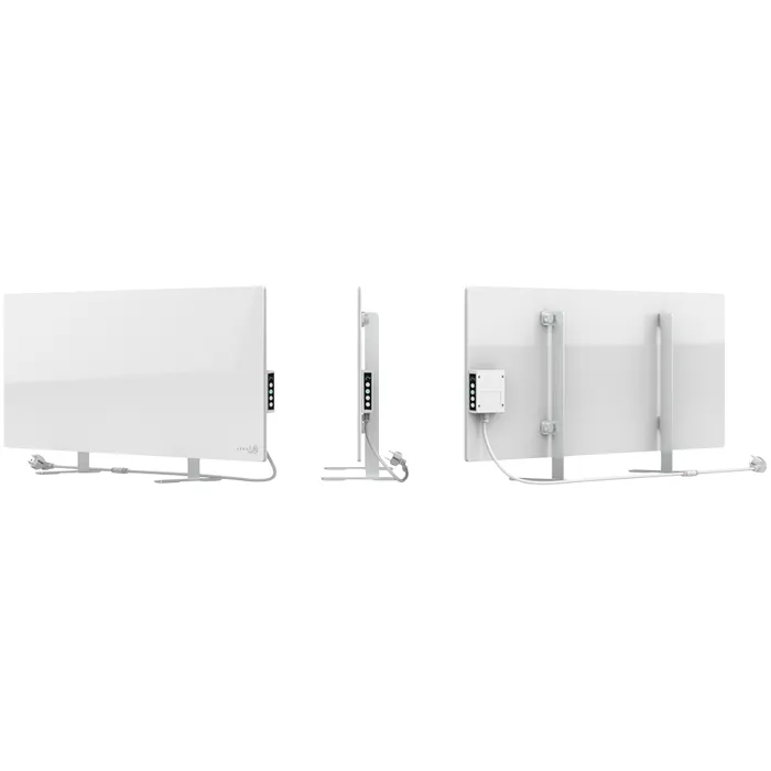 aeno premium eco smart heater, 700w, tempered glass, infrared+convection heating type, led display plug type: europe (e/f type), whitemanufacturer: aeno - slika 4