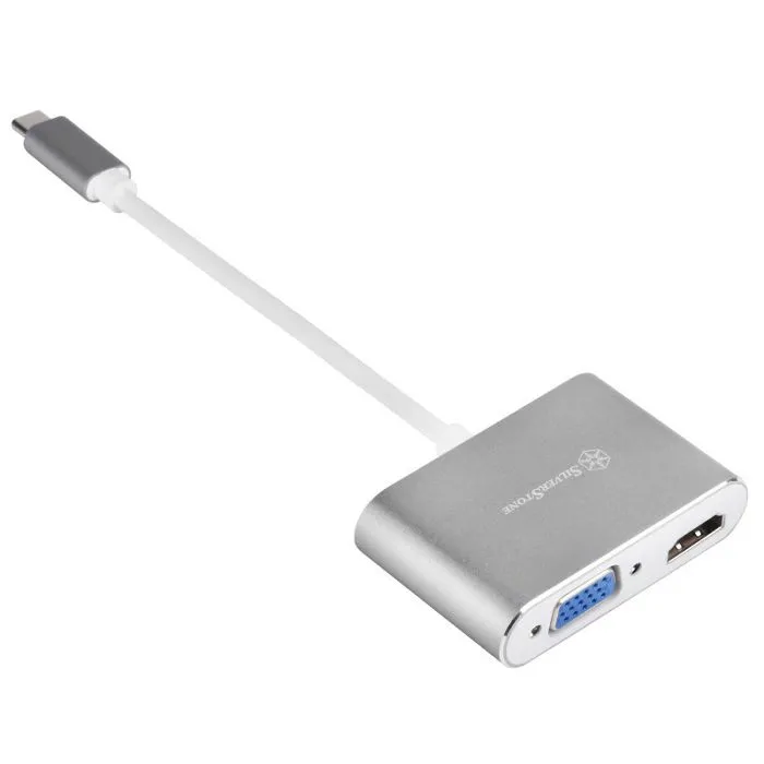 silverstone sst-ep16c - usb type-c auf vga & hdmi adapter sst-ep16c - slika 4